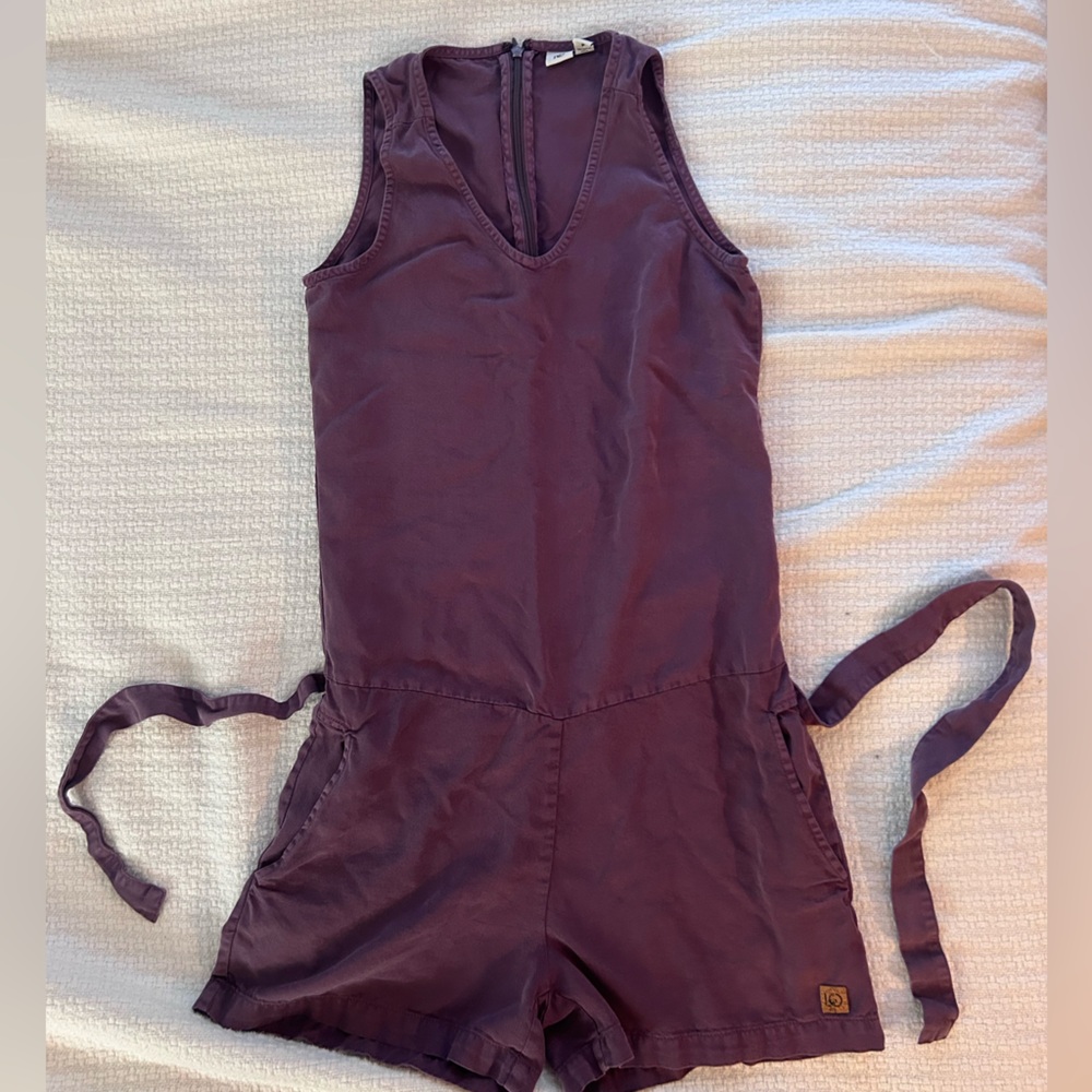 tentree Purple Sleeveless Jumpsuit